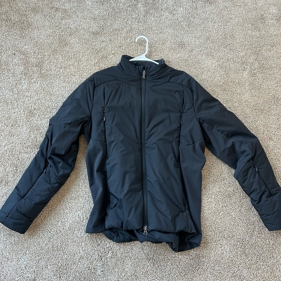 lululemon athletica Black Puffer Jacket with High Collar and Full-Length Zipper - Picture 4 of 4